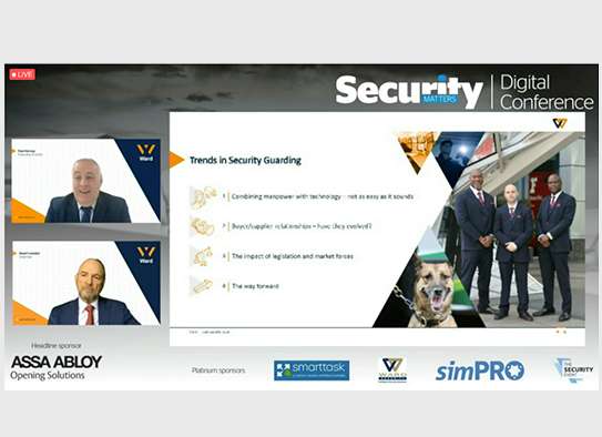 Ward Announce PLATINUM Sponsorship Of Security Matters Live 2021