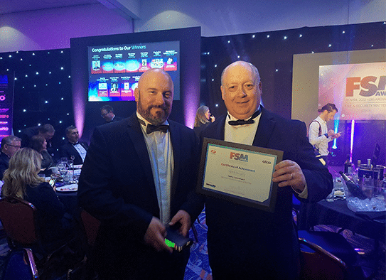 Ward achieved Highly Commended at the Fire & Security Matters Awards